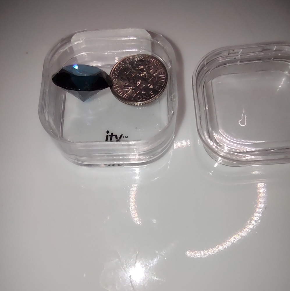 Loose gems blue 17mm JTV - Picture 6 of 6